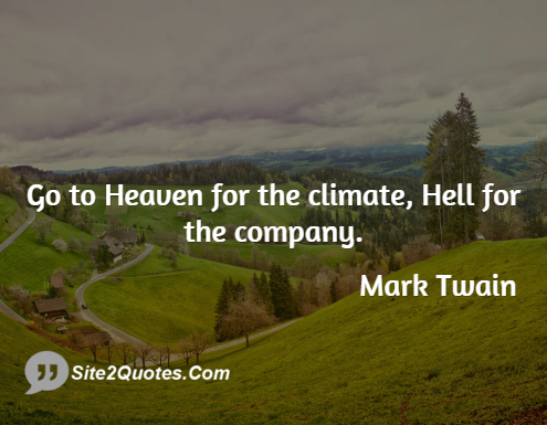 Funny Quotes - Mark Twain