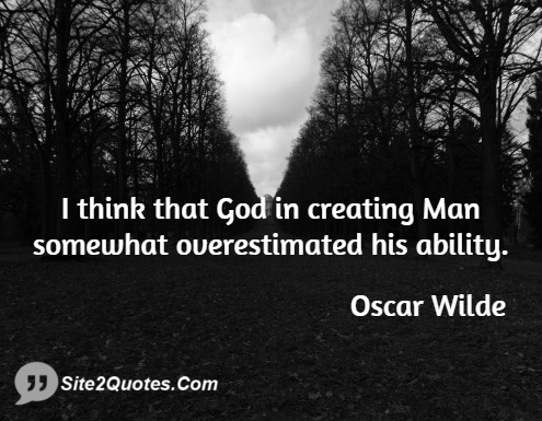 Famous Quotes - Oscar Wilde