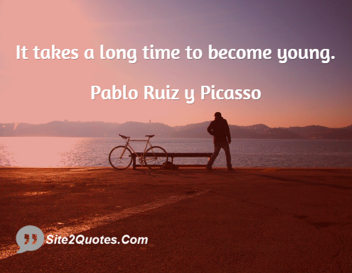 Famous Quotes - Pablo Ruiz y Picasso