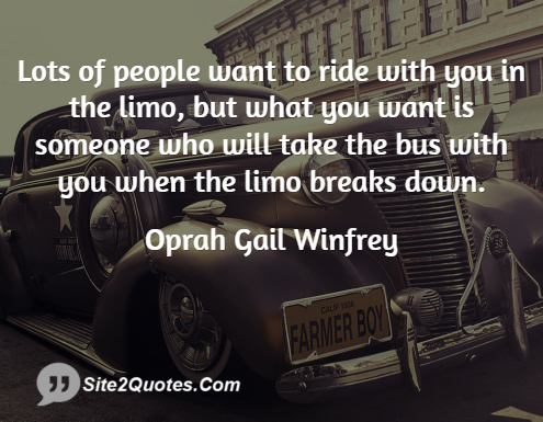 Friendship Quotes - Oprah Gail Winfrey