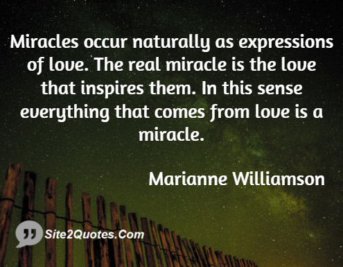 Positive Quotes - Marianne Williamson