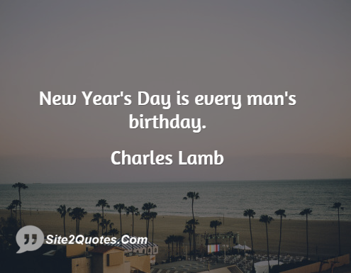 Birthday Wishes - Charles Lamb