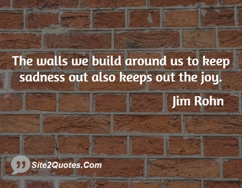 Sad Quotes - Jim Rohn