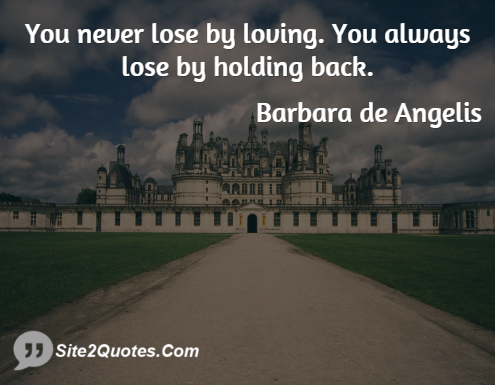 Relationship Quotes - Barbara de Angelis