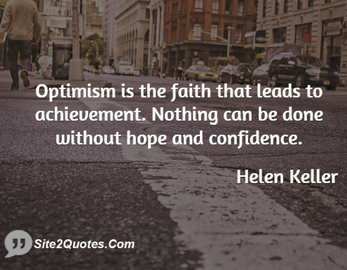 Motivational Quotes - Helen Adams Keller