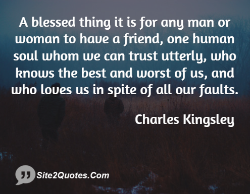 Trust Quotes - Charles Kingsley