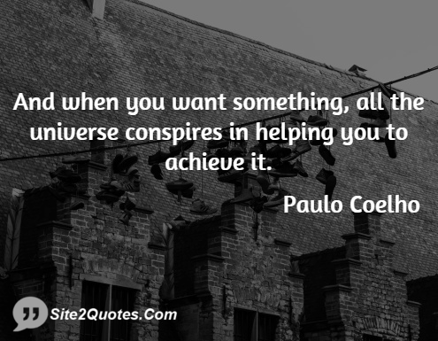 Inspirational Quotes - Paulo Coelho