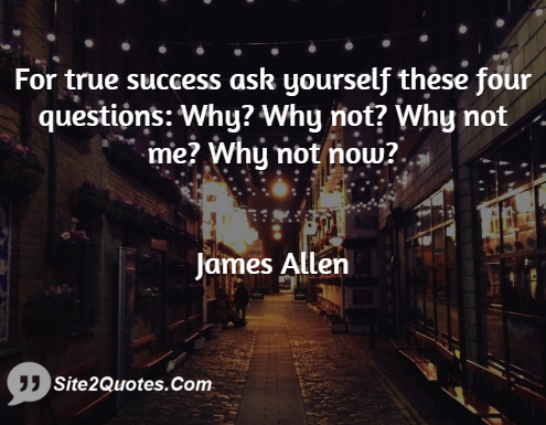 Success Quotes - James Allen