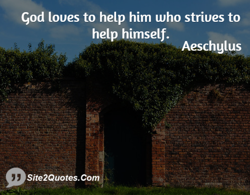 Inspirational Quotes - Aeschylus