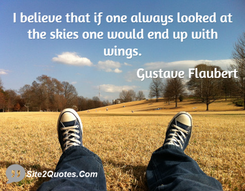 Inspirational Quotes - Gustave Flaubert