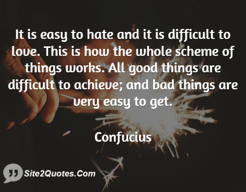 Good Quotes - Confucius