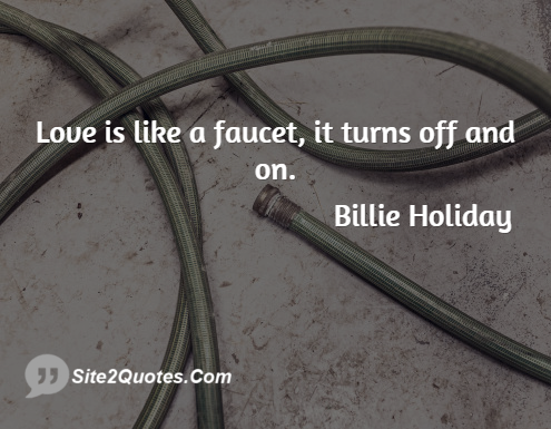 Love Quotes - Billie Holiday
