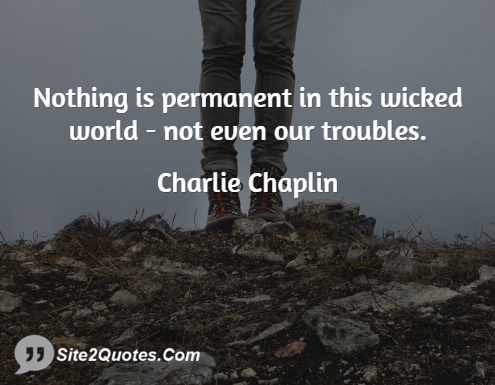 Inspirational Quotes - Charlie Chaplin
