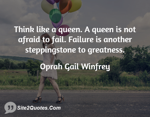 Inspirational Quotes - Oprah Gail Winfrey