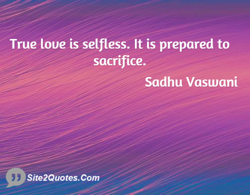Love Quotes - Sadhu T. L. Vaswani