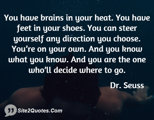Inspirational Quotes - Dr. Seuss